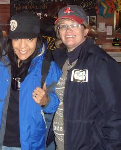 Pictured: "Karen Sullivan" (right) with her associate "Daniela Cardenas"
