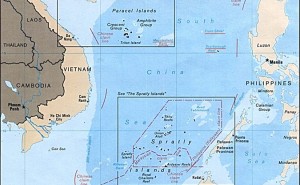 South China Sea. Source: U.S. Central Intelligence Agency, Wikipedia Commons.