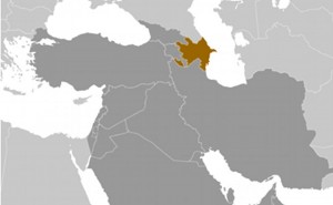 Location of Azerbaijan. Source: CIA World Factbook.