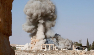 Photo showing Baalshamin destruction on 8/23/2015
