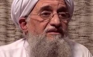 Ayman al-Zawahiri, leader of al-Qaeda. Credit: Screenshot taken from video, Wikipedia Commons.
