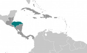 Location of Honduras. Source: CIA World Factbook.