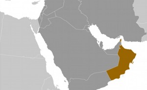 Location of Oman. Source: CIA World Factbook.