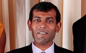 Maldives' Mohammed Nasheed. Official White House Photo by Lawrence Jackson, Wikipedia Commons.