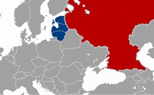 Baltic States and Russia. Source: Wikipedia Commons.