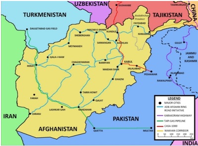 Figure 1: Current Infrastructure Development Projects (Map drawn by hand by the author and should not be seen as authoritative)