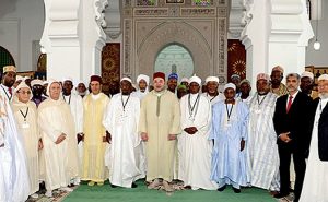 Morocco's King Mohammed VI chairs installation ceremony of the Higher Council of the recently set up Mohammed VI Foundation for African Islamic scholars.