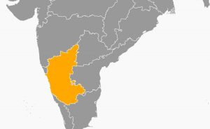 Location of Karnataka in India. Source: Wikipedia Commons.