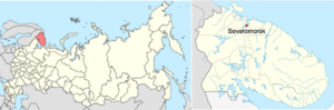 Severomorsk, Murmansk Oblast (Source: Wikipedia)