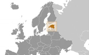 Location of Estonia. Source: CIA World Factbook