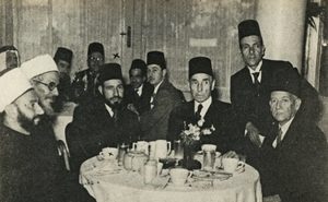 The Muslim Brotherhood was founded in 1928 by Hassan al-Banna (third from left). Photo: Wikipedia Commons