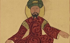 A possible portrait of Saladin, found in a work by Ismail al-Jazari, circa 1185