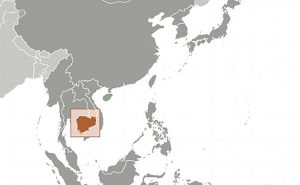 Location of Cambodia. Source: CIA World Factbook.