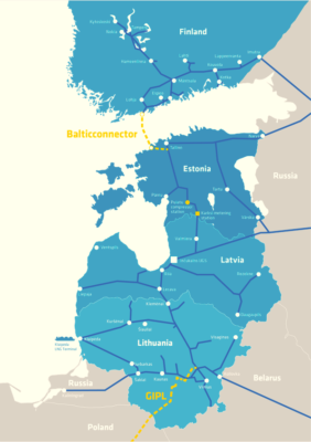 Balticconnector Map (Source: Balticconnector.fi)
