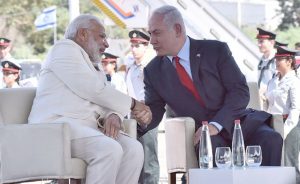 India's Prime Minister Narendra Modi and Israel's Prime Minister Benjamin Netanyaho. Photo Credit: India PM Office.