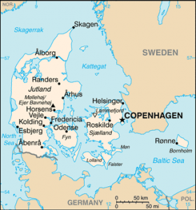 Figure 11. Map of Danish Straits   Source: CIA Factbook
