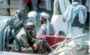 Taliban in Herat. Photo by bluuurgh, Wikipedia Commons.