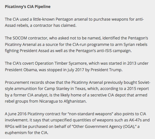 Picatinny’s CIA Pipeline