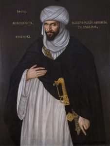 Portrait of Abd el-Ouahed ben Messaoud, ambassador of Ahmad al-Mansur to Queen Elizabeth I in 1600, sometimes claimed as an inspiration for Othello