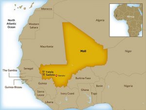 Location of Sadiola Mine in Mali. Graphic via OilPrice.com