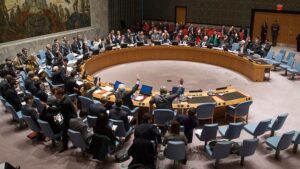 United Nations Security Council unanimously adopts Resolution 2199 (February 12, 2015) condemning any trade, in particular of oil and oil products, with ISIL (Daesh), Al-Nusrah Front, and any other entities designated as associated with al Qaeda (Courtesy UN/Loey Felipe)