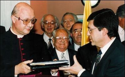 The Holy See and Israel signed the Fundamental Agreement in 1993 during John Paul II's papacy. The agreement provided for each side to uphold basic human rights, such as freedom of religion, and to combat discrimination and anti- Semitism.