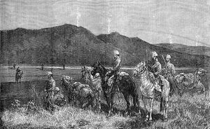 French Chasseurs d'Afrique on outpost in Tunis, 1881. Credit: Anonymous, Wikipedia Commons