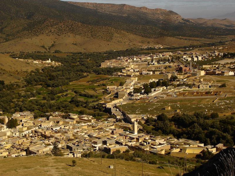 The global view of Debdou, Morocco. Photo Credit: Moonik, Wikipedia Commons