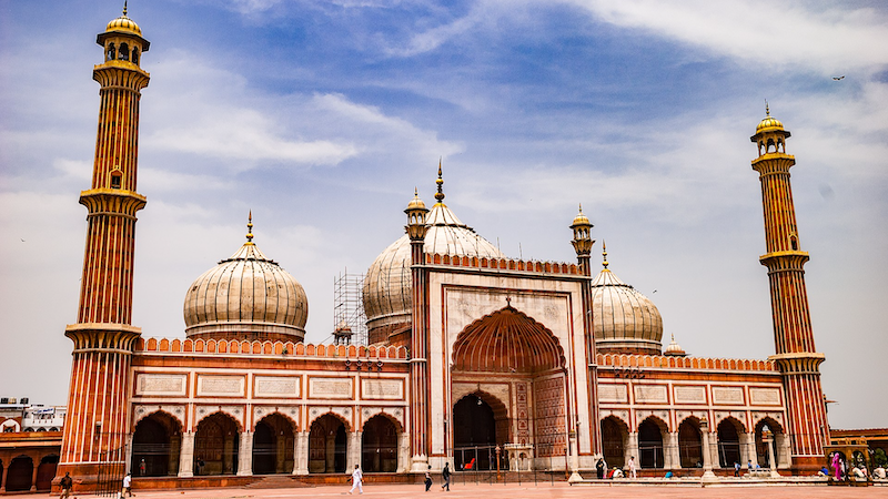 Jama Masjid, New Delhi. Photo Credit: Bikashrd, Wikipedia Commons