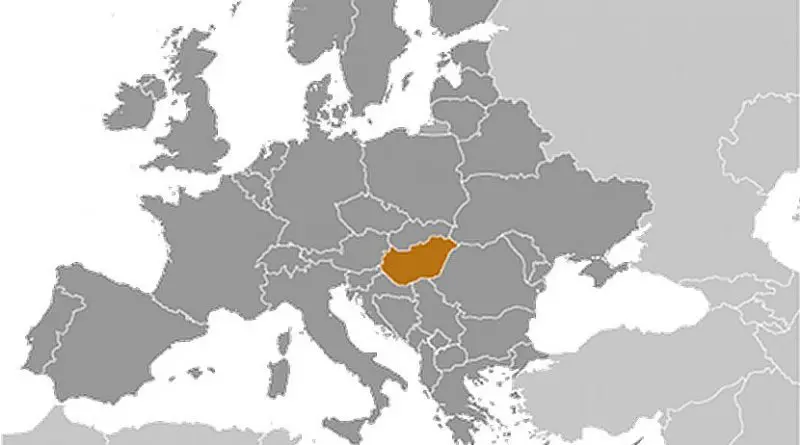 Location of Hungary. Source: CIA World Factbook.