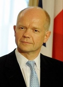 British Foreign Secretary William Hague