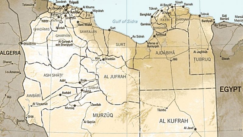 Map of Libya Source: CIA World Factbook