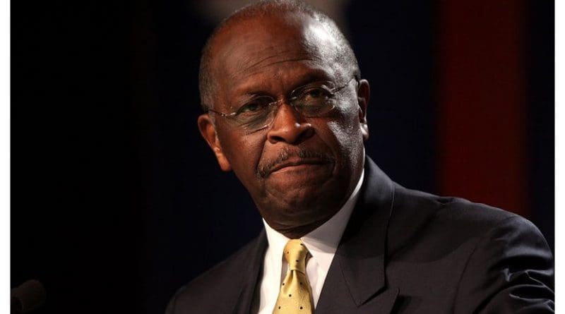 Herman Cain. Photo by Gage Skidmore, Wikipedia Commons.