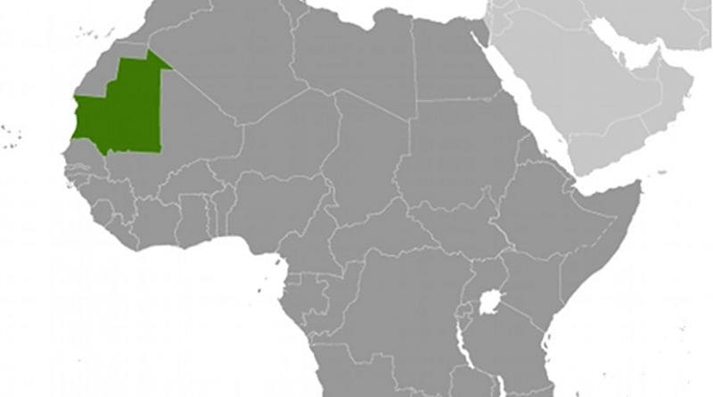 Location of Mauritania. Source: CIA World Factbook