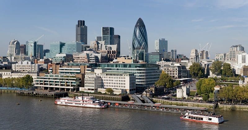 The City of London is the world's largest financial centre alongside New York City