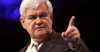 Newt Gingrich. Photo by Gage Skidmore, Wikipedia Commons.
