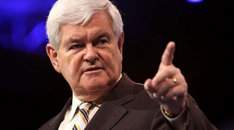 Newt Gingrich. Photo by Gage Skidmore, Wikipedia Commons.