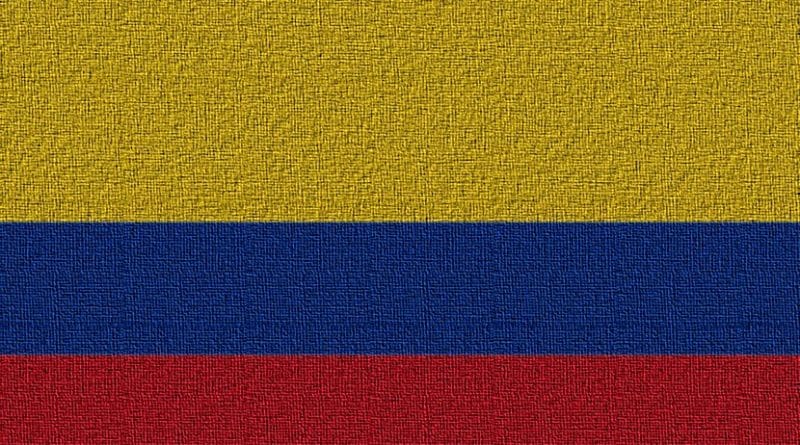 Flag of Colombia.