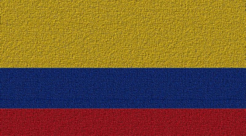 Flag of Colombia.