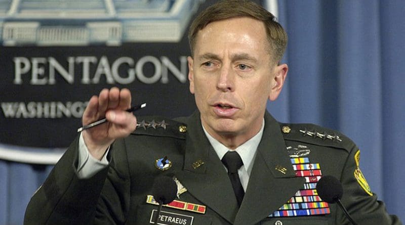 Gen. David H. Petraeus. Photo by Robert D. Ward, DOD, Wikimedia Commons.