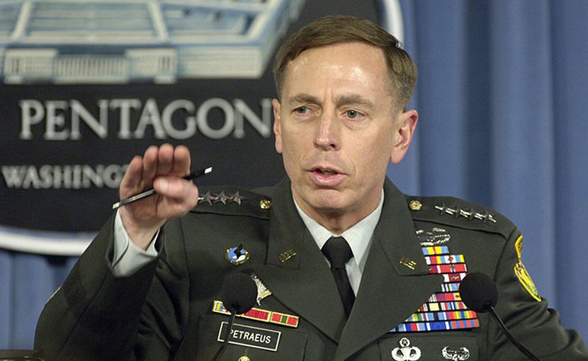 Gen. David H. Petraeus. Photo by Robert D. Ward, DOD, Wikimedia Commons.