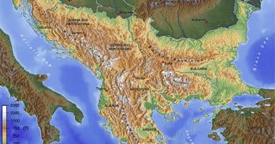 Balkan region. Source: Wikipedia Commons.