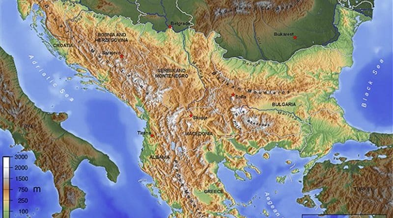 Balkan region. Source: Wikipedia Commons.