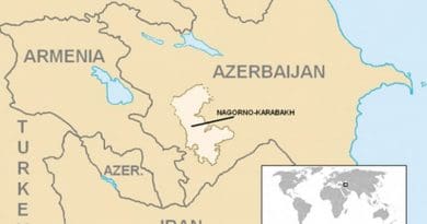 Location of Nagorno-Karabakh. Source: Wikipedia Commons.