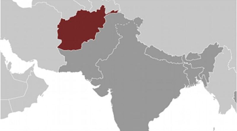 Location of Afghanistan. Source: CIA World Factbook.