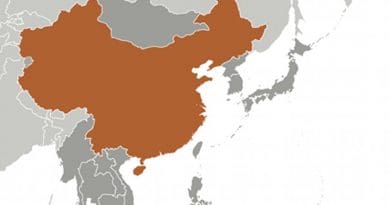 Location of China. Source: CIA World Factbook.