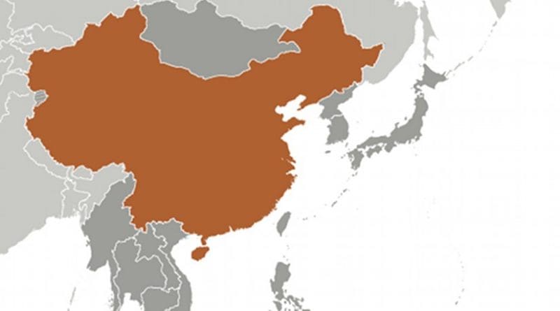 Location of China. Source: CIA World Factbook.