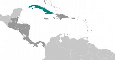 Location of Cuba. Source: CIA World Factbook.