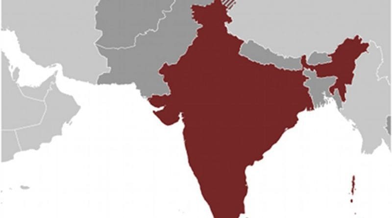 Location of India. Source: CIA World Factbook.