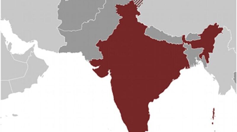 Location of India. Source: CIA World Factbook.